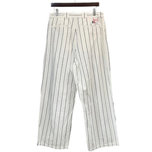画像をギャラリービューアに読み込む, WILLY CHAVARRIA ウィリーチャバリア 21AW GONZALES TROUSER ゴンザレストラウザー ストライプスラックスパンツ S ホワイト 15684