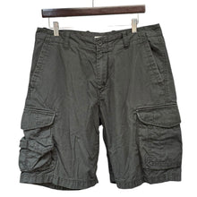 画像をギャラリービューアに読み込む, J.CREW ジェイクルー リップストップマルチポケットカーゴショートパンツ 33 ブラック R14666
