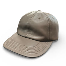 将图片加载到图库查看器,KIJIMA TAKAYUKI キジマタカユキ 25AW LAMBSKIN 6PANEL CAP ラムスキンレザーキャップ F グレーカーキ 15134