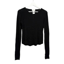 Load image into Gallery viewer, LEMAIRE ルメール 21SS ロングスリーブボタンデザインニットカットソー KN602 LK093
