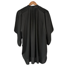 画像をギャラリービューアに読み込む, ENFOLD エンフォルド 22AW PEライトジョーゼットカーブスリーブワイドブラウス 300FA230-0410 14567