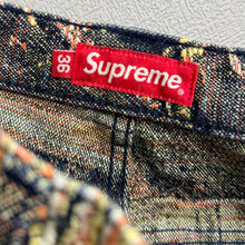 画像をギャラリービューアに読み込む, Supreme シュプリーム 23SS Archive Denim Jacquard jeans デニムパンツ 36 インディゴ 15423