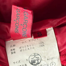 Load image into Gallery viewer, COMME des GARCONS COMME des GARCONS コムコム コムデギャルソン 23SS ボレロ エステル縮絨袖リボンブラウス RK-K801 S レッド 14828