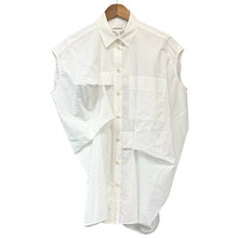 画像をギャラリービューアに読み込む, ENFOLD エンフォルド 22SS Washedタイプライタータックノースリーブシャツ 300FS230-1780 38 ホワイト R14712