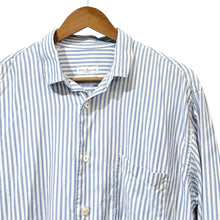 이미지를 갤러리 뷰어에 로드 , Errico Formicola エリコフォルミコラ テンセル地ストライプシャツ 14356
