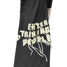 画像をギャラリービューアに読み込む, Yohji yamamoto POUR HOMME ヨウジヤマモトプールオム 24AW アップリケメッセージデザインウールギャバジンワイドパンツ HO-P70-534 14275