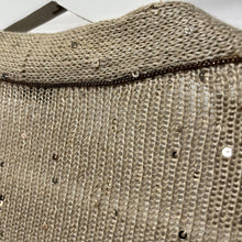 Load image into Gallery viewer, BRUNELLO CUCINELLI ブルネロクチネリ スナップボタンスパンコールリネンシルクカーディガン