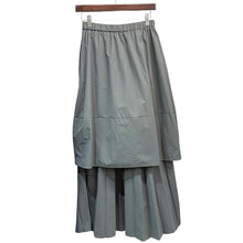 Lade das Bild in den Galerie-Viewer, nagonstans ナゴンスタンス 25SS layered skirt レイヤードスカート 470IS431-0831 M グレー 14792