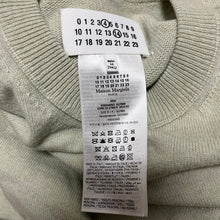 画像をギャラリービューアに読み込む, Maison Margiela メゾンマルジェラ 22AW カシミヤクルーネックニットセーター SI0HA0002 M グリーン 3445