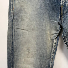 Load image into Gallery viewer, ANCELLM アンセルム INDIGO STRAIGHT 5P DENIM PANTS ユーズド加工ストレートデニムパンツ ANC-PT10-A