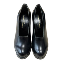 Load image into Gallery viewer, COMME des GARCONS コムデギャルソン スクエアカットレザーパンプス
