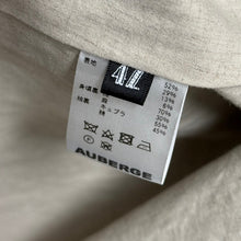 Lade das Bild in den Galerie-Viewer, AUBERGE オーベルジュ CHARIOT 御者コート ダブルブレストコート 14138