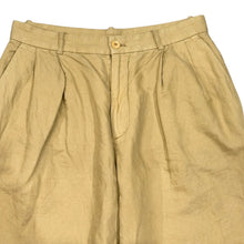 画像をギャラリービューアに読み込む, Acne Studios アクネストゥディオズ リネンブレンドコットンツイルロールアップストレートパンツ BK0457 14281