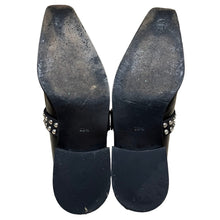 Load image into Gallery viewer, COMME des GARCONS コムデギャルソン 00AW スクエアトゥスタッズベルトレザーシューズ