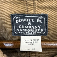 Load image into Gallery viewer, RRL ダブルアールエル 22SS ペイント加工リネンコットンショップコート S ブラウン 15060