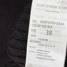 画像をギャラリービューアに読み込む, ENFOLD エンフォルド 22SS マルチカラーリブニットレイヤードカットソー 300FS270-2330 38 ブラック 14703