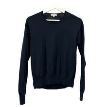 画像をギャラリービューアに読み込む, BLAMINK ブラミンク スリットデザインコットンニットセーター 36 ネイビー 7913-106-0033 3507