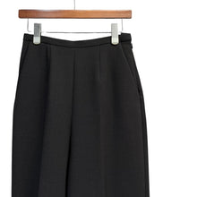 Load image into Gallery viewer, ENFOLD エンフォルド 17AW ウールワイドパンツ 300AA231-2640 38 ブラック 14706