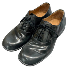 画像をギャラリービューアに読み込む, Maison Margiela メゾンマルジェラ Numbers Embossed Lace Up Derby レザーシューズ 42 ブラック 15694