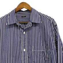 画像をギャラリービューアに読み込む, WILD LIFE TAILOR ADAM ET ROPE アダムエロペ ワイルドライフテーラー THOMAS MASON ワッシャードレスレギュラーカラーストライプシャツ