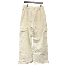Load image into Gallery viewer, adidas×wales bonner アディダス ウェールズボナー 24AW CARGO PANT スウェットワイドカーゴパンツ JE5973 L アイボリー 15126