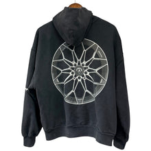 画像をギャラリービューアに読み込む, BALENCIAGA×Automobili Lamborghini バレンシアガ ランボルギーニ フェード加工ジップアップパーカー 833399 S ブラック 15701