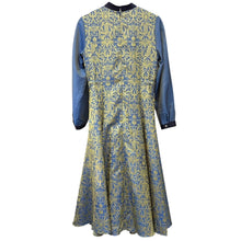 이미지를 갤러리 뷰어에 로드 , ha za ma ハザマ 2021SC 虚空を紡ぎ、織り成す物語のワンピース 青 黄 S 14720