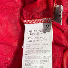 画像をギャラリービューアに読み込む, Yohji Yamamoto FEMME ヨウジヤマモトファム ARCHIVE ウールコットンデザインカットソー FZ-T29-166