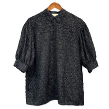 画像をギャラリービューアに読み込む, UNITED ARROWS ユナイテッドアローズ SAMPLE カットジャカード5SLブラウス 半袖シャツ 38 ブラック 15740