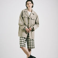 画像をギャラリービューアに読み込む, The CLASIK ザクラシック 23SS DORMEUIL CHECK SPORTS SHORT TROUSER チェック柄ショートパンツ 23SS-CKTR-031 14436