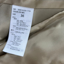 画像をギャラリービューアに読み込む, ENFOLD エンフォルド 19AW ウール切替トレンチコート 300CA330-1730 36 ネイビー×ベージュ R14661