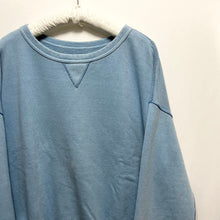 Load image into Gallery viewer, Maison Margiela メゾンマルジェラ 23SS ドロップショルダーダメージウォッシュ加工クルーネックスウェット S50GU0207