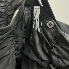 画像をギャラリービューアに読み込む, tricot COMME des GARCONS トリココムデギャルソン 14SS コットンギャザーシャーリングロングワンピース TM-A011