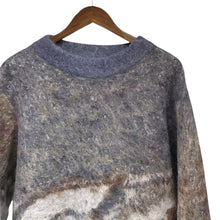 将图片加载到图库查看器,SHINYAKOZUKA シンヤコズカ 24AW GAUGUIN オーバーサイズシャギーニット 2402SK101 M ブルー 15080
