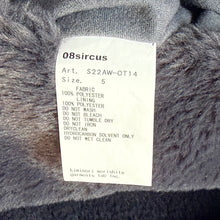 画像をギャラリービューアに読み込む, 08sircus 08サーカス 22AW Eco fur collarless jacket エコファーカラーレスジャケット S22AW-OT14 5 グレー 15289