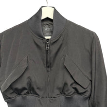 画像をギャラリービューアに読み込む, S'YTE by yohji yamamoto サイト ヨウジヤマモト CREPE DE CHINE CROPPED BOMBER JACKET クロップドショート丈ボンバージャケット UY-Y05-500 14250