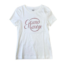 画像をギャラリービューアに読み込む, HERMES エルメス GRAND MANEGE INTERLOCK グランマネージュ プリントTシャツ 34 ホワイト 3483