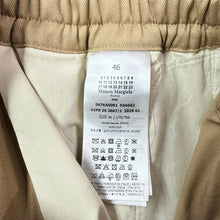 画像をギャラリービューアに読み込む, Maison Margiela メゾンマルジェラ 26SS WIDE REG CHINO TROUSERS S67KA0091 イージータックワイドチノパンツ 46 ベージュ 15520