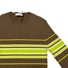 画像をギャラリービューアに読み込む, WALES BONNER ウェールズボナー 23AW SHOW KNIT TOP リブ編みタイトニットセーター MA23KN08-KN09