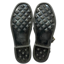 画像をギャラリービューアに読み込む, CELINE セリーヌ 20SS PVC ラバーグルカサンダル 37 ブラック 14780