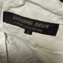 Load image into Gallery viewer, COMME des GARCONS HOMME DEUX コムデギャルソンオムドゥ 19AW ポリエステル縮絨加工ストライプテーパードパンツ DD-P045 AD2019 14101