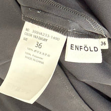 画像をギャラリービューアに読み込む, ENFOLD エンフォルド 24AW DRAPE DRESS ドレープドレスワンピース 300HA233-1490 36 グレー 15382