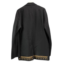画像をギャラリービューアに読み込む, S'YTE by yohji yamamoto サイト ヨウジヤマモト COMPRESSED JERSEY ETHNIC EMBROIDERED JACKET ウール刺繍ジャケット UV-J09-103 14236