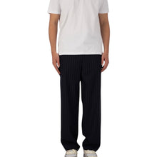 이미지를 갤러리 뷰어에 로드 , NEW AMSTERDAM SURFASSOCIATION ニューアムステルダムサーフアソシエーション AFTER TROUSERS PINSTRIPE ストライプウールスラックスパンツ 2302033001
