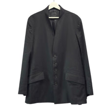 画像をギャラリービューアに読み込む, S'YTE by yohji yamamoto サイト ヨウジヤマモト T/W GABARDINE COLLARLESS JACKET ノーカラージャケット UU-J13-101 14240