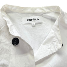 画像をギャラリービューアに読み込む, ENFOLD エンフォルド 24SS WAVE-HEM SHIRT ウェーブヘムシャツ 300HS230-1570 38 ホワイト 14798