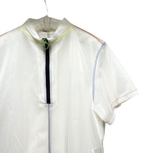 画像をギャラリービューアに読み込む, TOGA ARCHIVES トーガアーカイブス 19SS ハーフジップポリエステルメッシュジャージーTシャツ TA91-JK017
