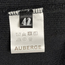 Lade das Bild in den Galerie-Viewer, AUBERGE オーベルジュ Brilla per il gusto ブリッラペルイルグスト PERLE SP カットソージャケット 42 ブラック 14134