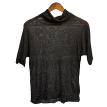 画像をギャラリービューアに読み込む, suzuki takayuki スズキタカユキ knitted pullover ハイネックリネンニットカットソー S231-03 14004