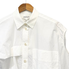 画像をギャラリービューアに読み込む, ENFOLD エンフォルド 22SS Washedタイプライタータックノースリーブシャツ 300FS230-1780 38 ホワイト R14712